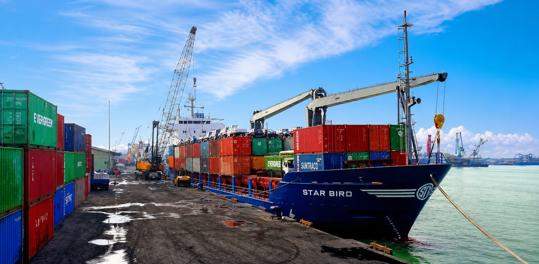 Kapal kargo STAR BIRD PT Sanwa Antar Nusa